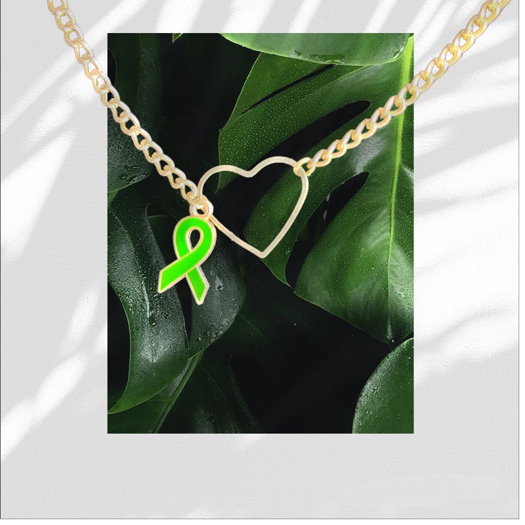 Hollow Heart Mental Health Necklace