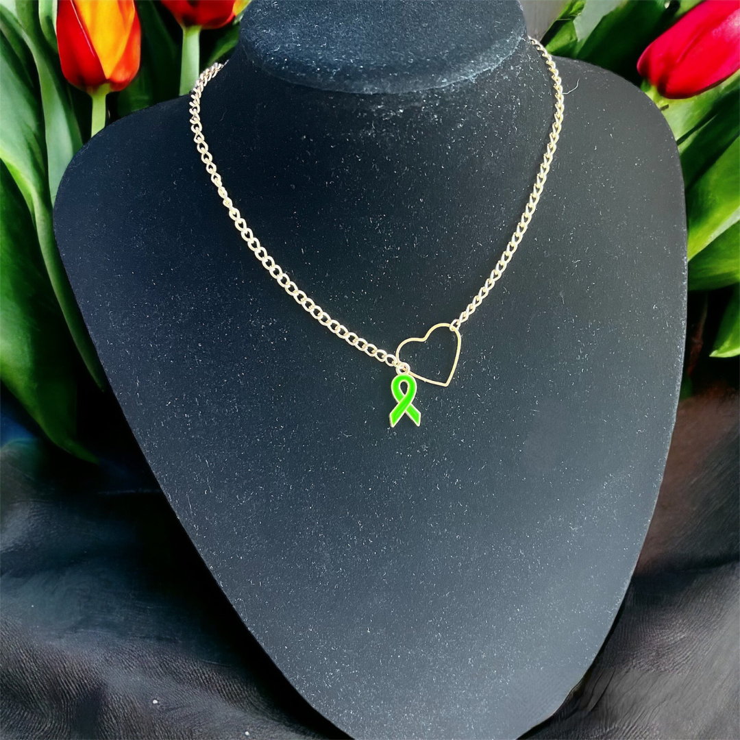Hollow Heart Mental Health Necklace