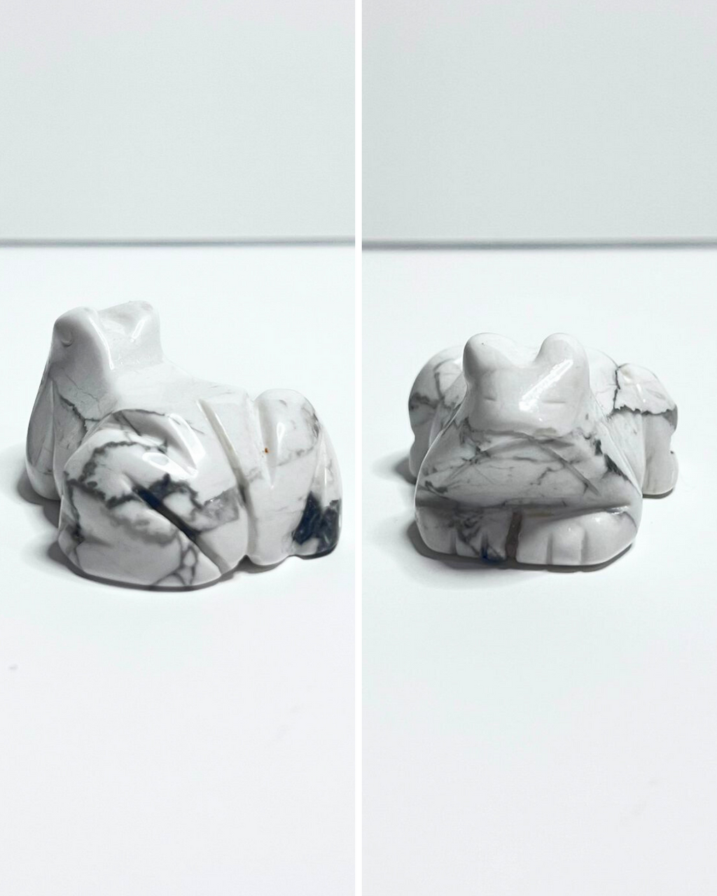 Howlite Frog