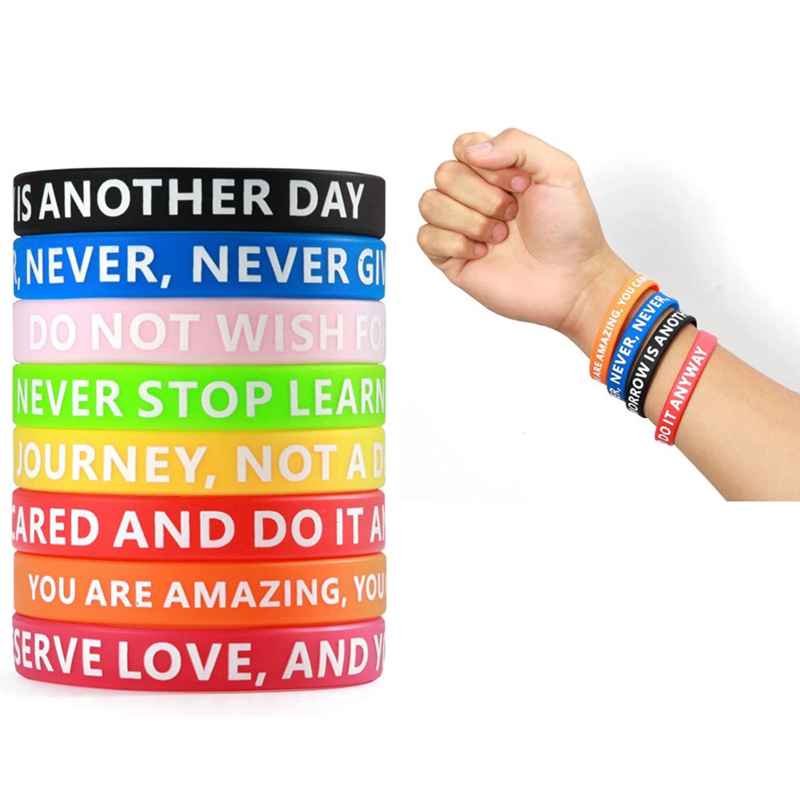 Motivational Wrist Bands