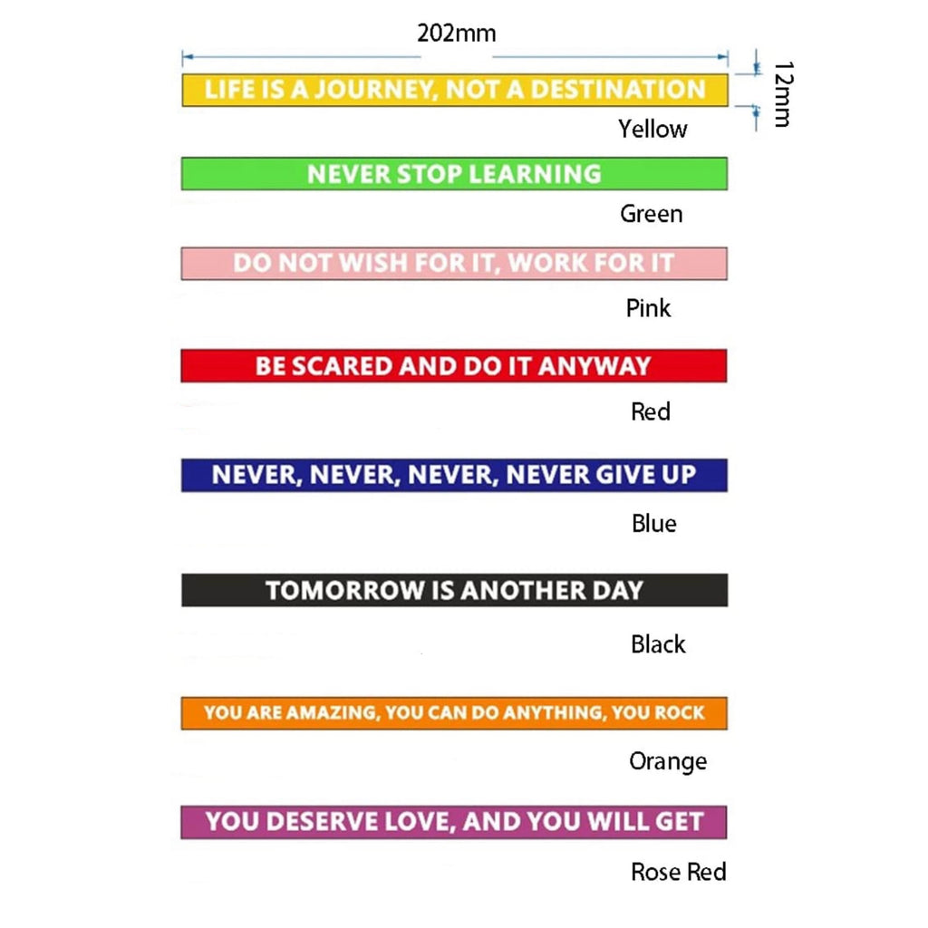 Motivational Wrist Bands