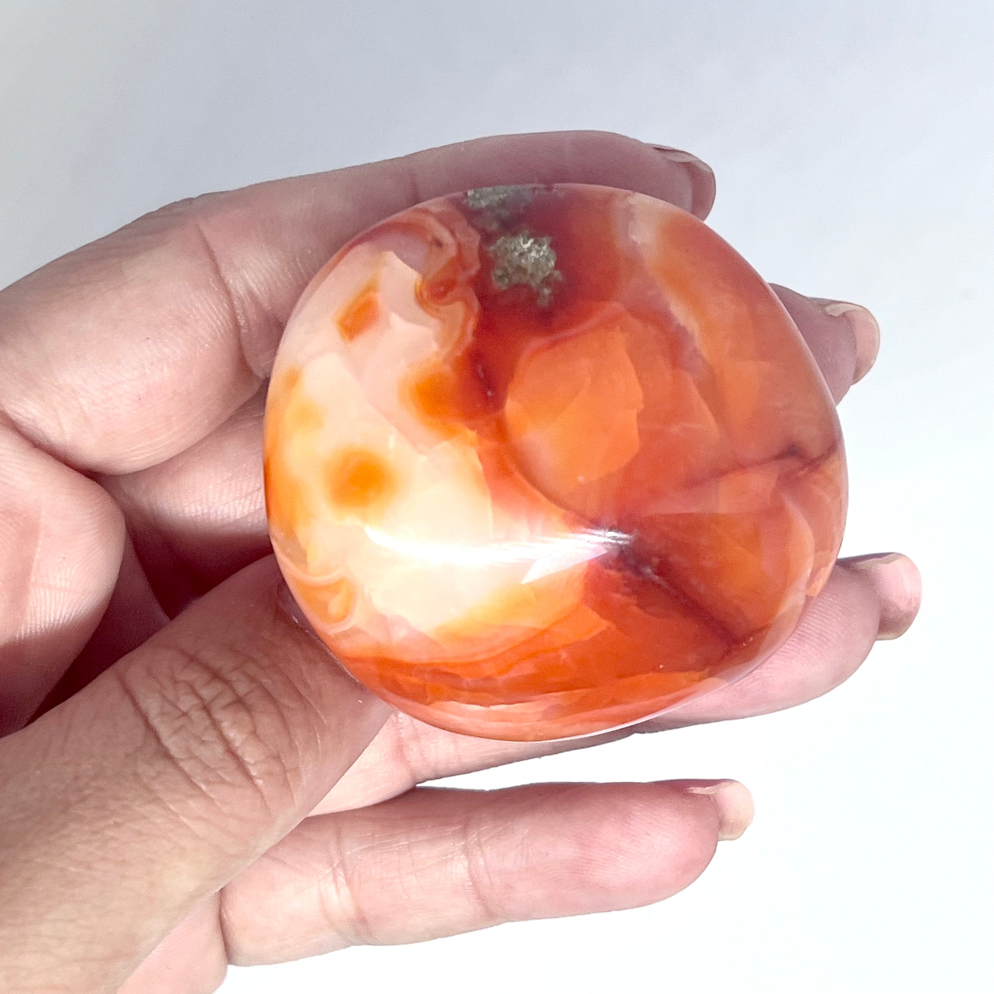 Carnelian Palm Stones