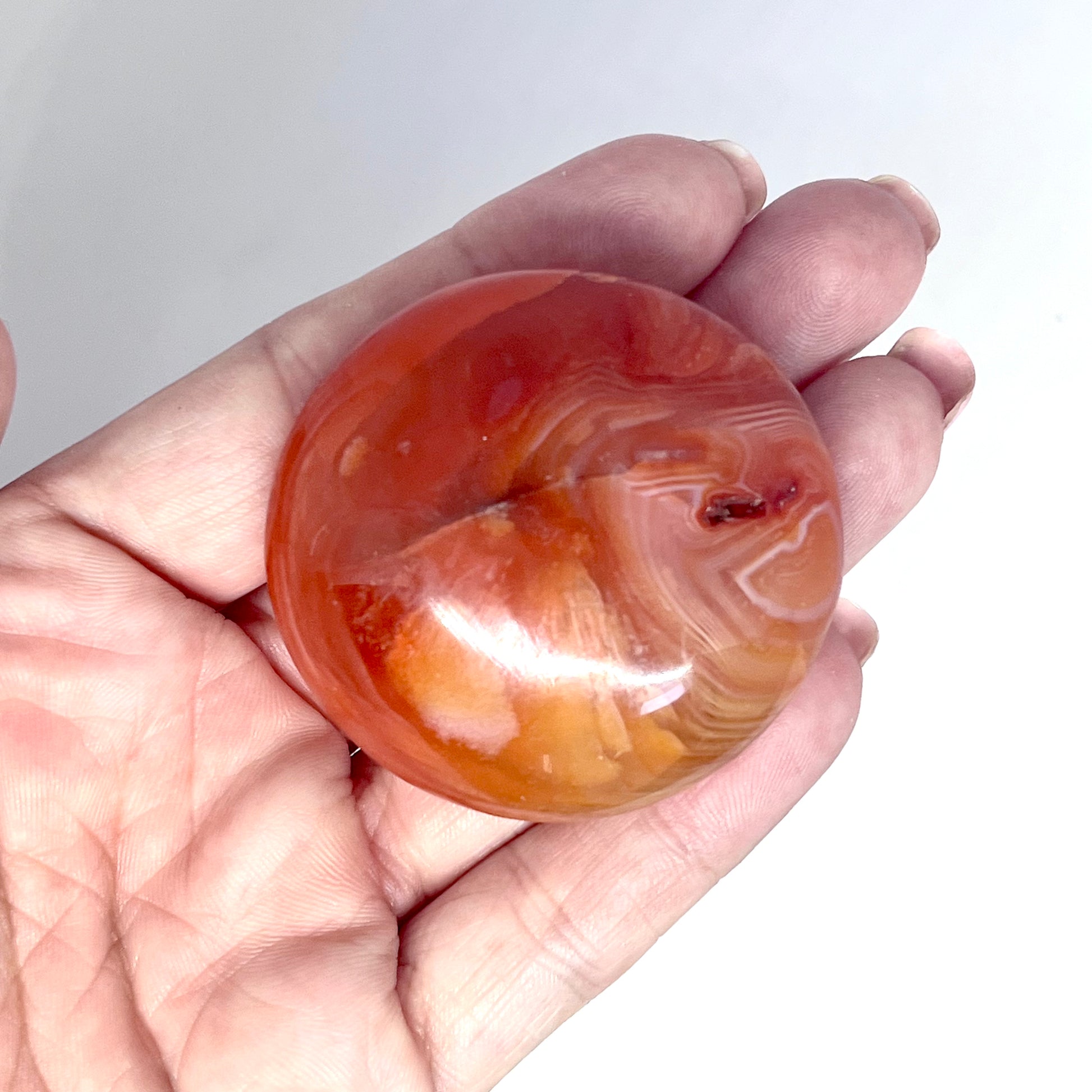 Carnelian Palm Stones
