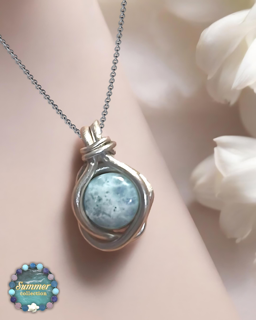 Larimar Necklace