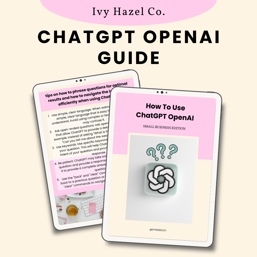 ChatGPT OpenAI Guide