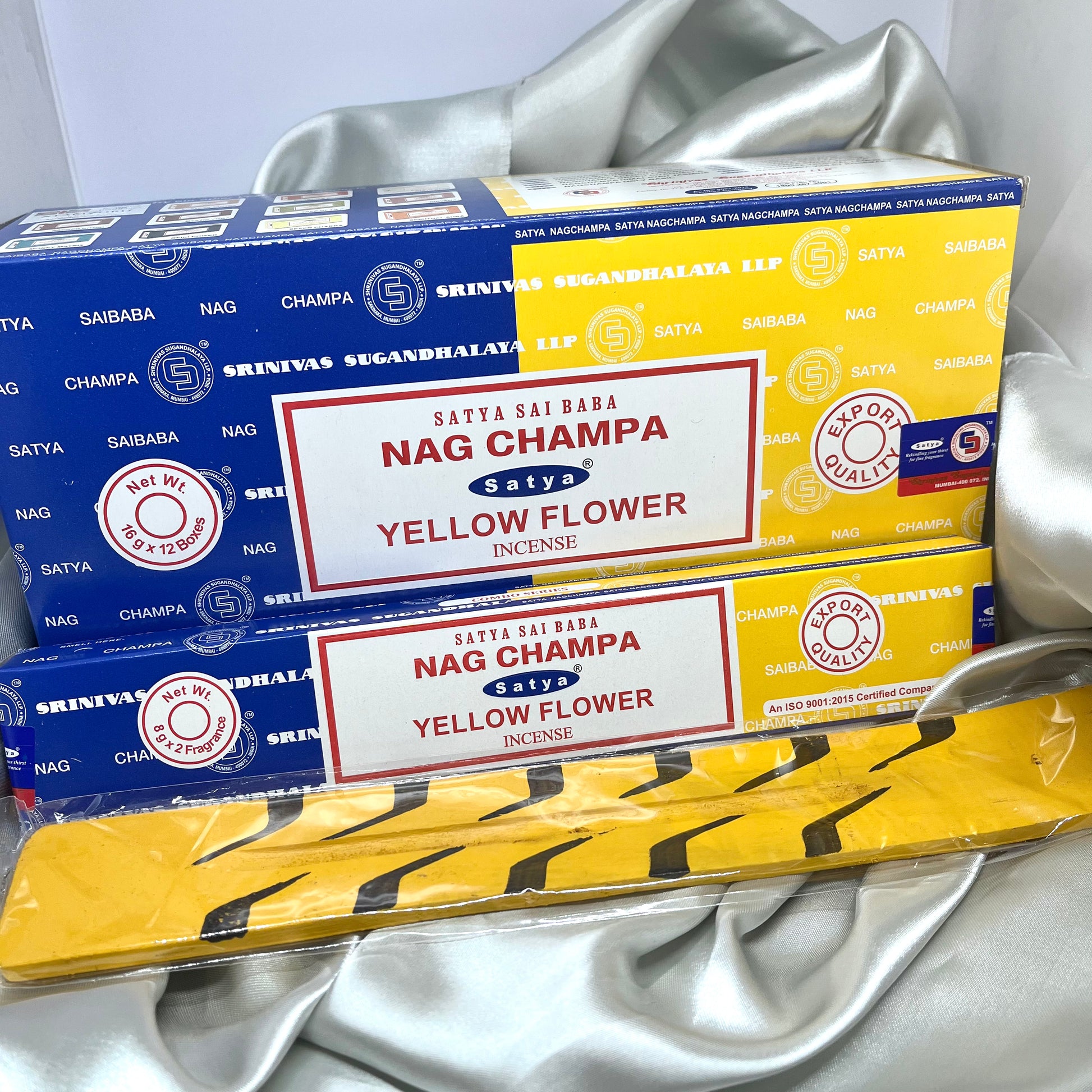 COMBO SATYA INCENSE - NAG CHAMPA YELLOW FLOWER