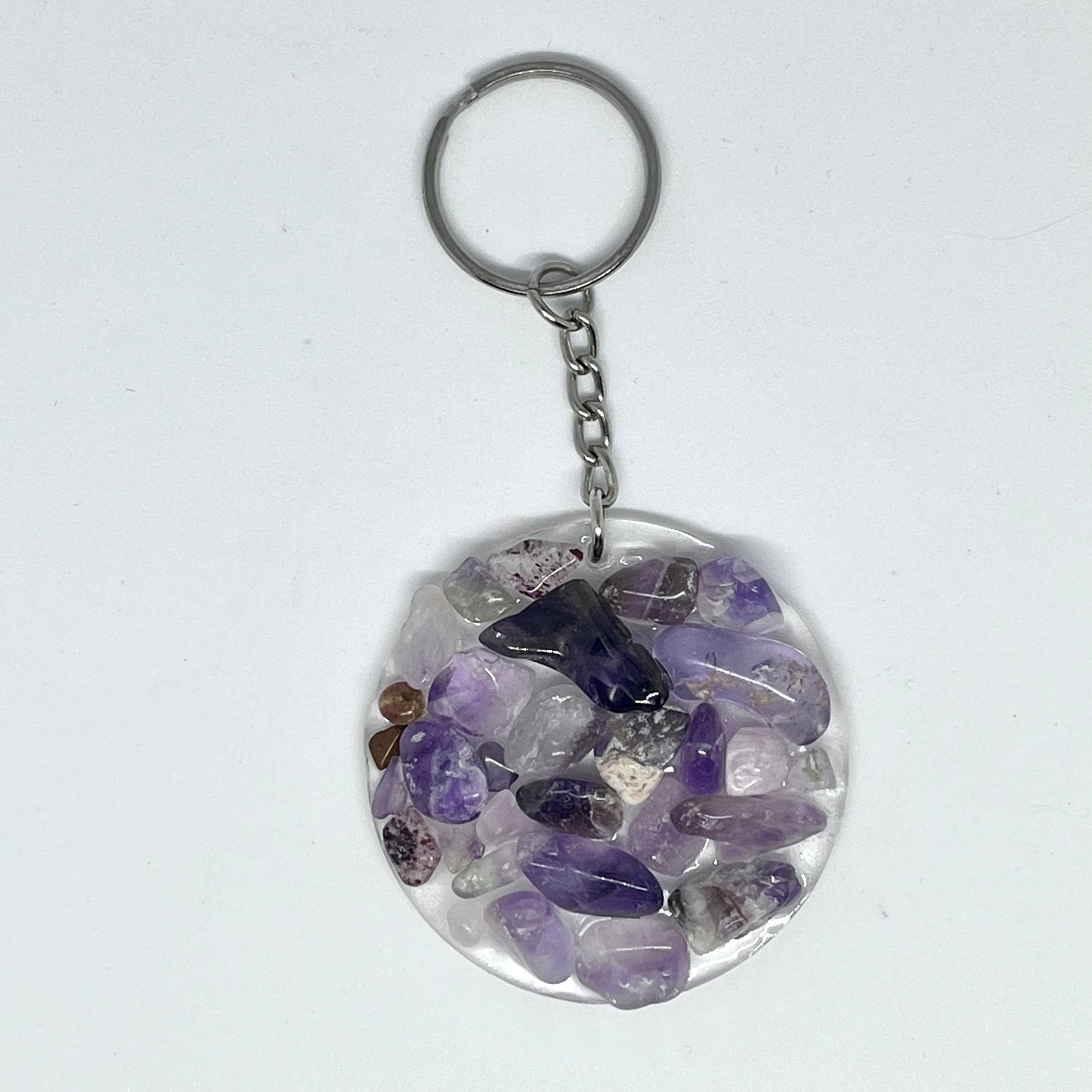 Crystal Chip Keychains