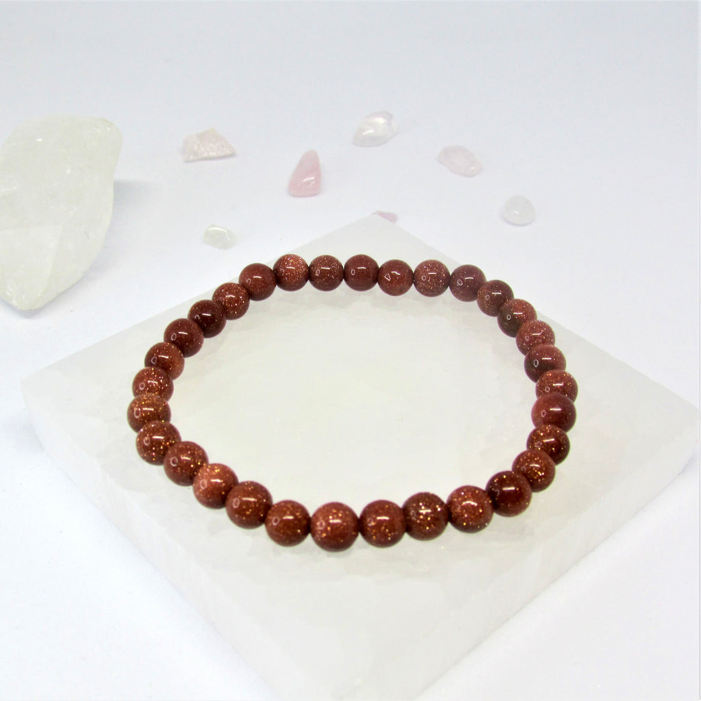 Goldstone Bracelet 6mm